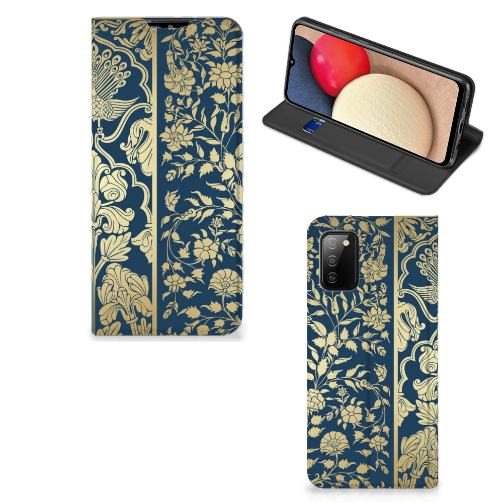 Samsung Galaxy M02s | A02s Smart Cover Beige Flowers