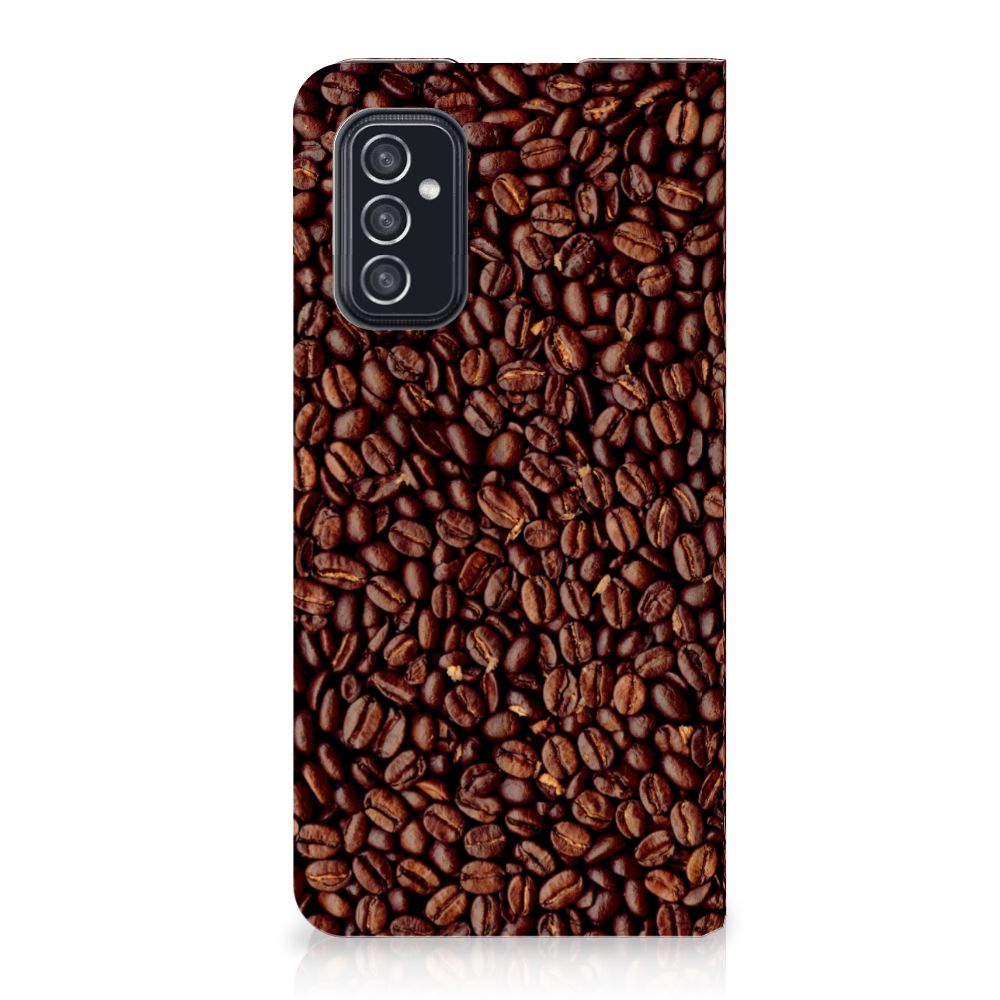 Samsung Galaxy M52 Flip Style Cover Koffiebonen - B2C Telecom