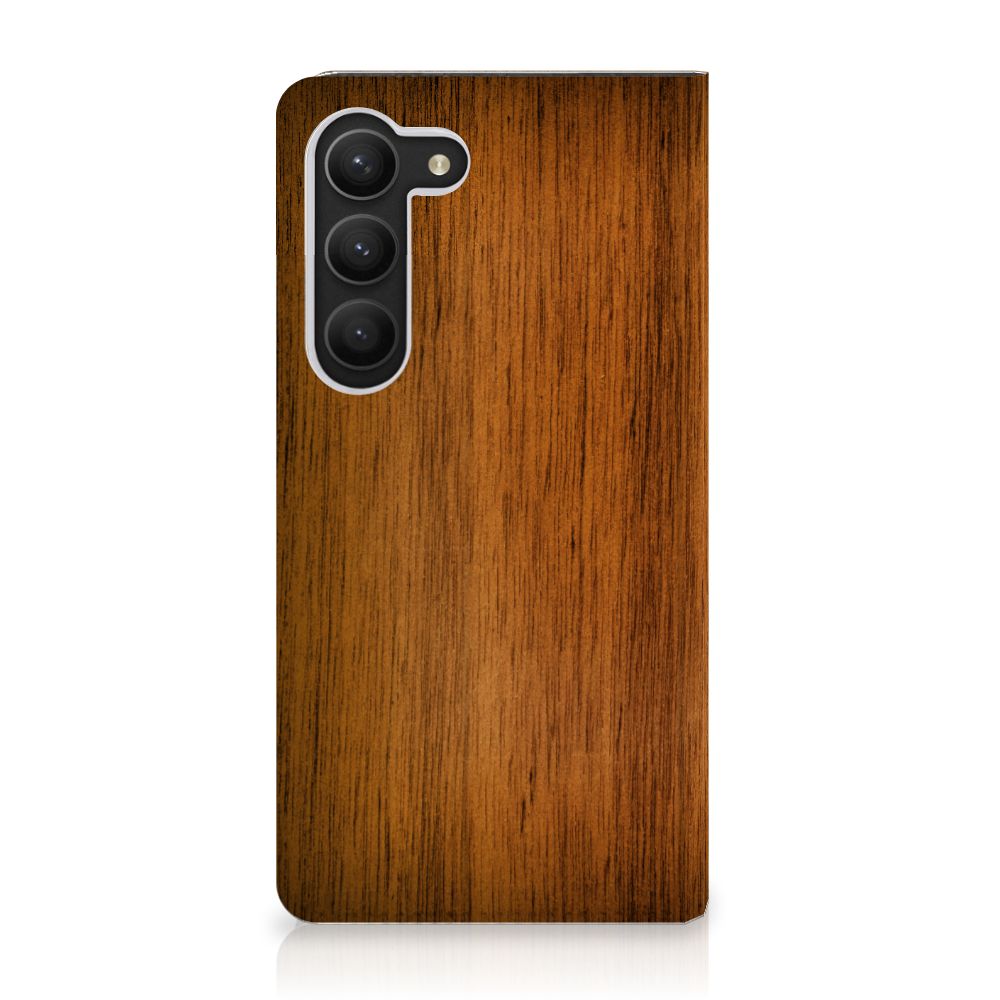 Samsung Galaxy S23 Book Wallet Case Donker Hout - B2C Telecom