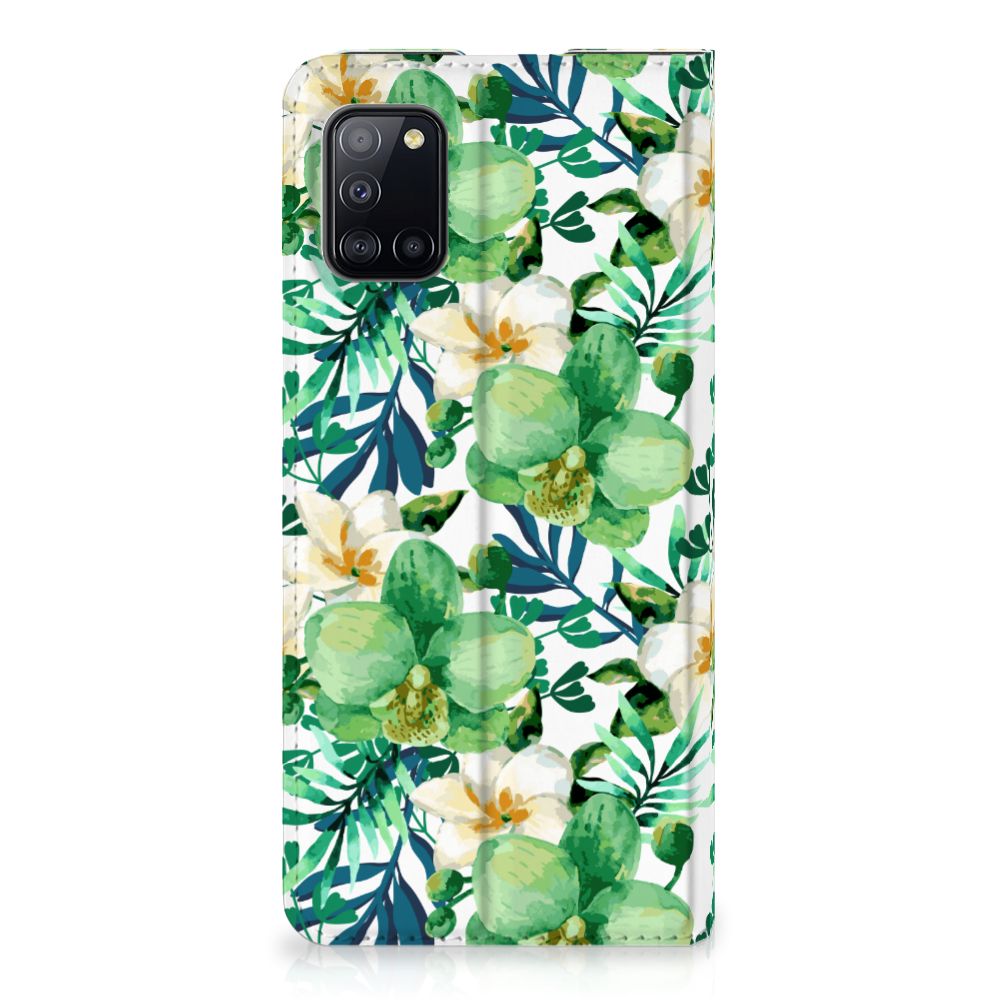 Samsung Galaxy A31 Smart Cover Orchidee Groen - B2C Telecom