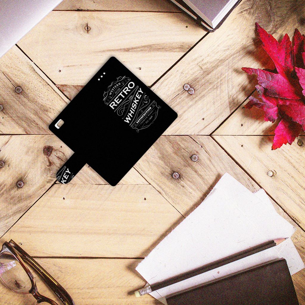 Huawei Ascend P8 Lite Book Cover Whiskey