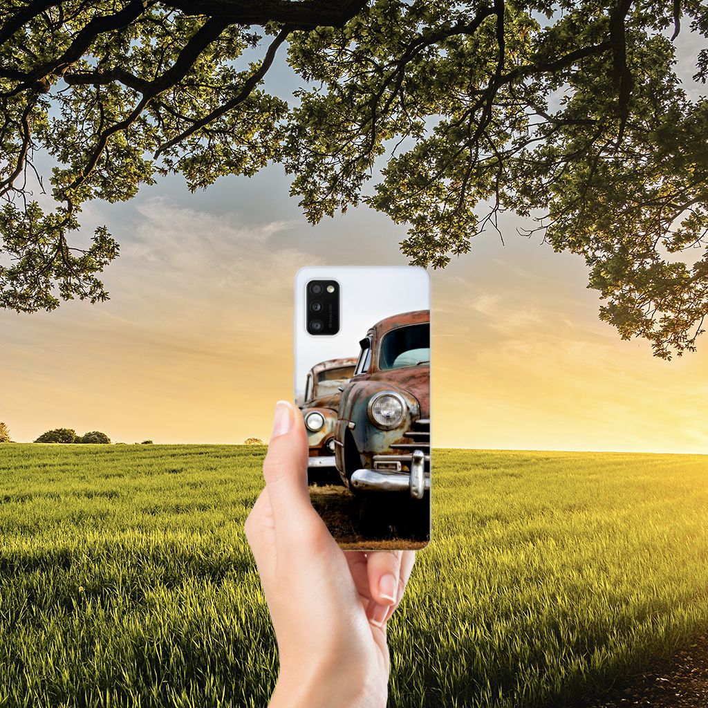 Samsung Galaxy A41 Siliconen Hoesje met foto Vintage Auto B2C Telecom