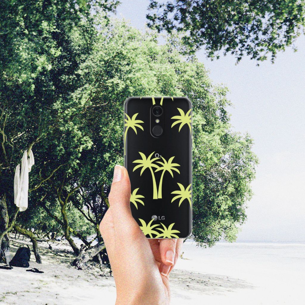 LG Q7 TPU Case Palmtrees