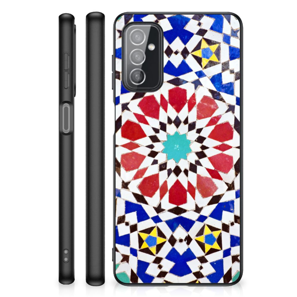 Samsung Galaxy M52 Marmeren Print Telefoonhoesje Mozaïek