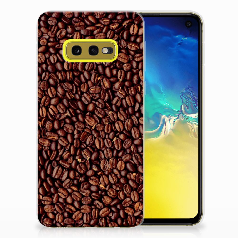 Samsung Galaxy S10e Siliconen Case Koffiebonen
