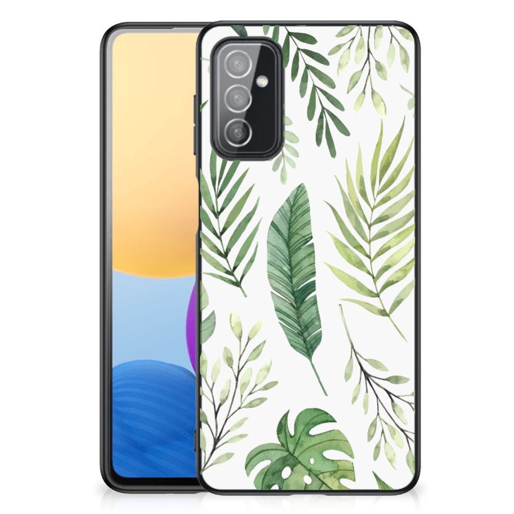 Samsung Galaxy M52 Bloemen Hoesje Leaves B2C Telecom