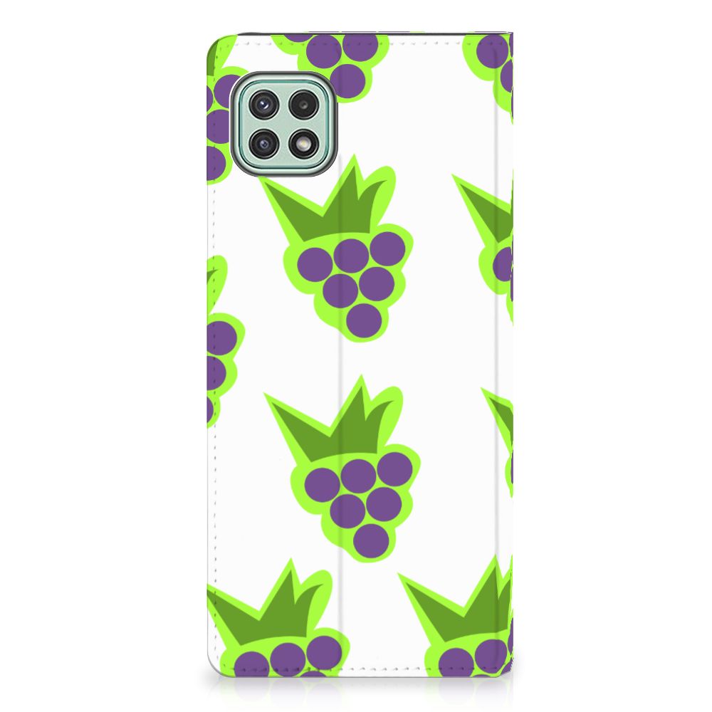 Samsung Galaxy A22 5G Flip Style Cover Druiven - B2C Telecom