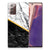 Samsung Note 20 TPU Siliconen Hoesje Marmer Wit Zwart - Origineel Cadeau Man B2C Telecom