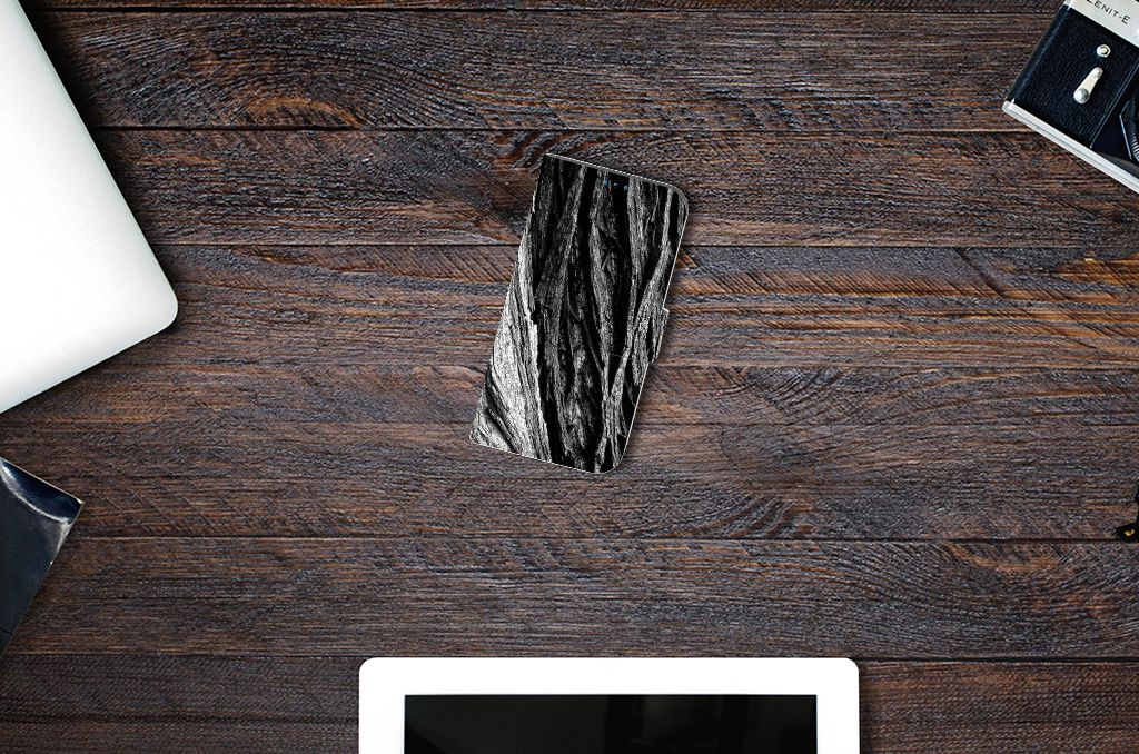 Book Style Case iPhone 14 Pro Boomschors Grijs