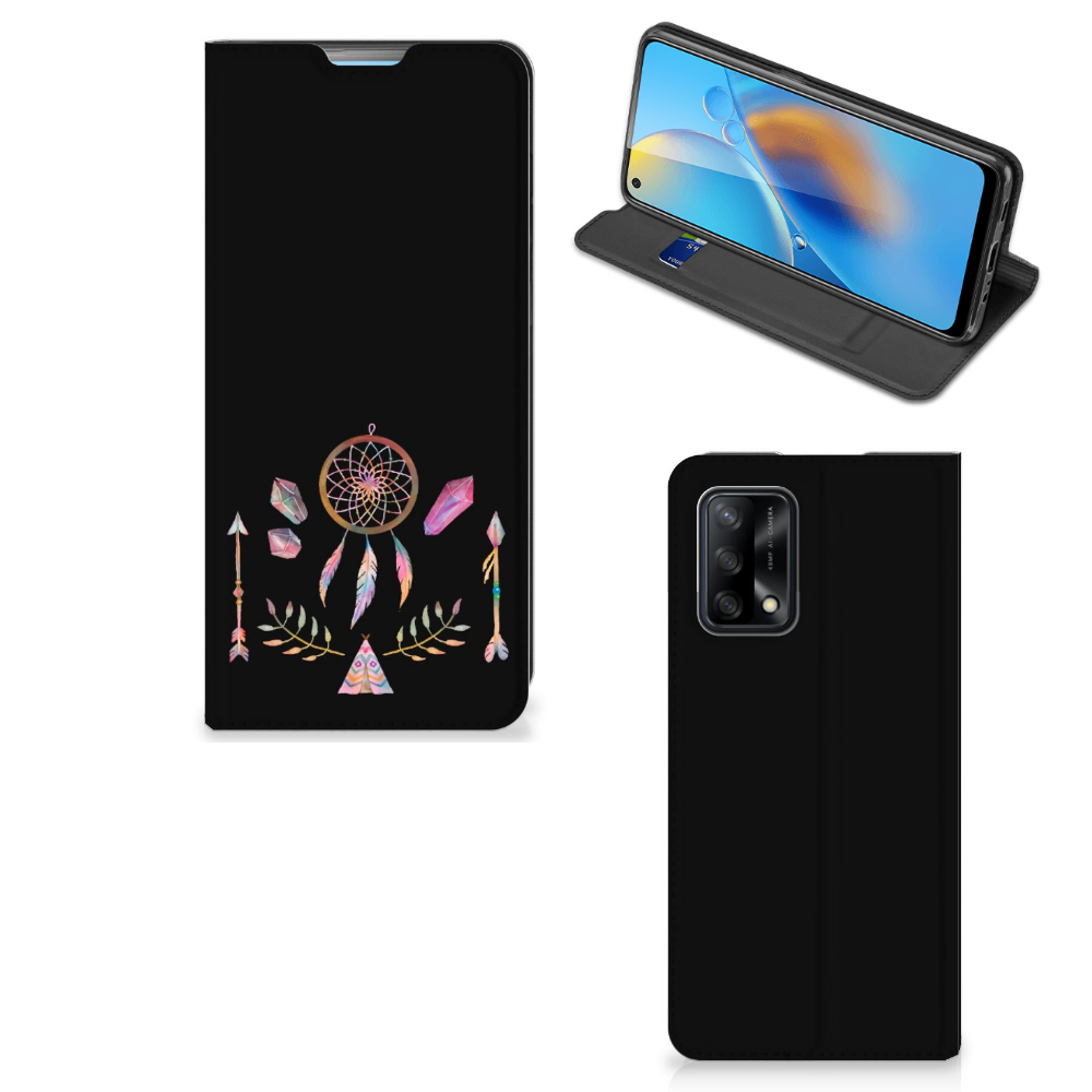 OPPO A74 4G Magnet Case Boho Dreamcatcher - B2C Telecom