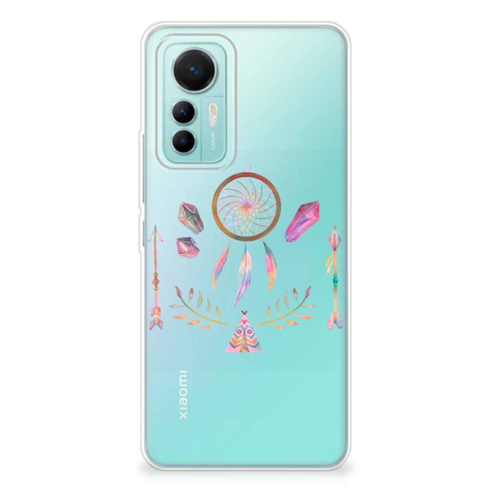 Xiaomi 12 Lite Telefoonhoesje met Naam Boho Dreamcatcher B2C Telecom