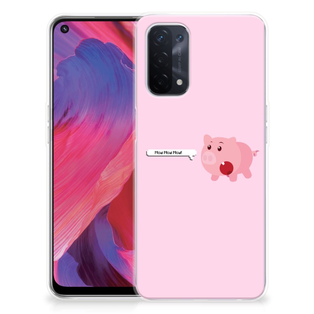 OPPO A93 5G Telefoonhoesje met Naam Pig Mud