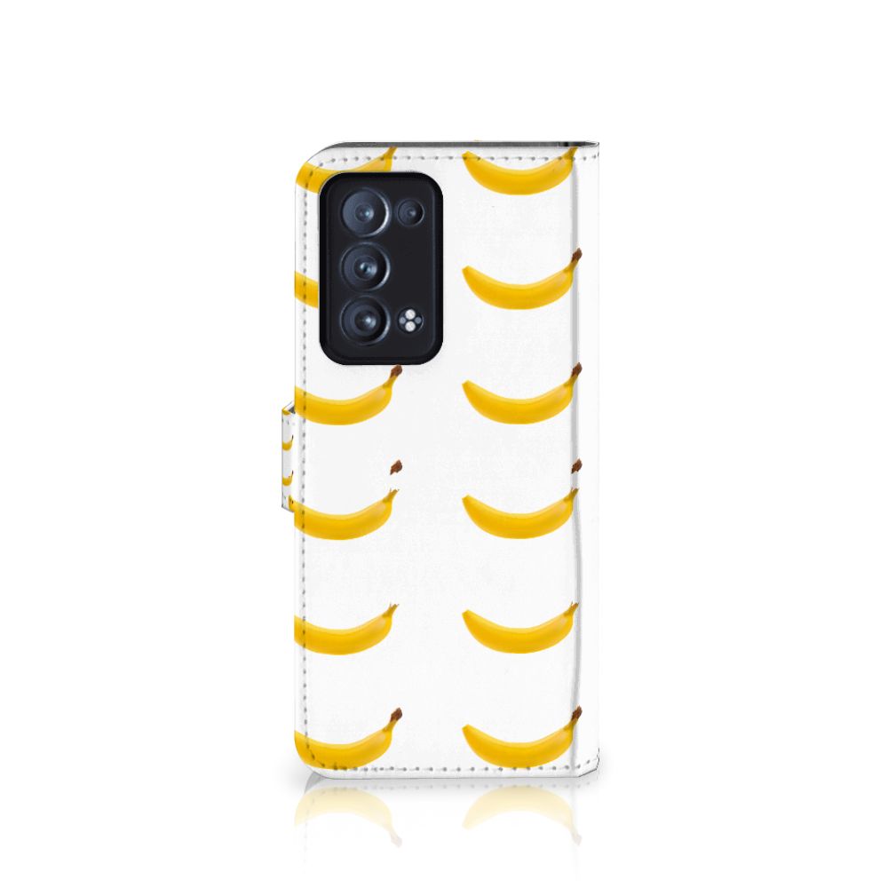 OPPO Reno 6 Pro Plus 5G Book Cover Banana
