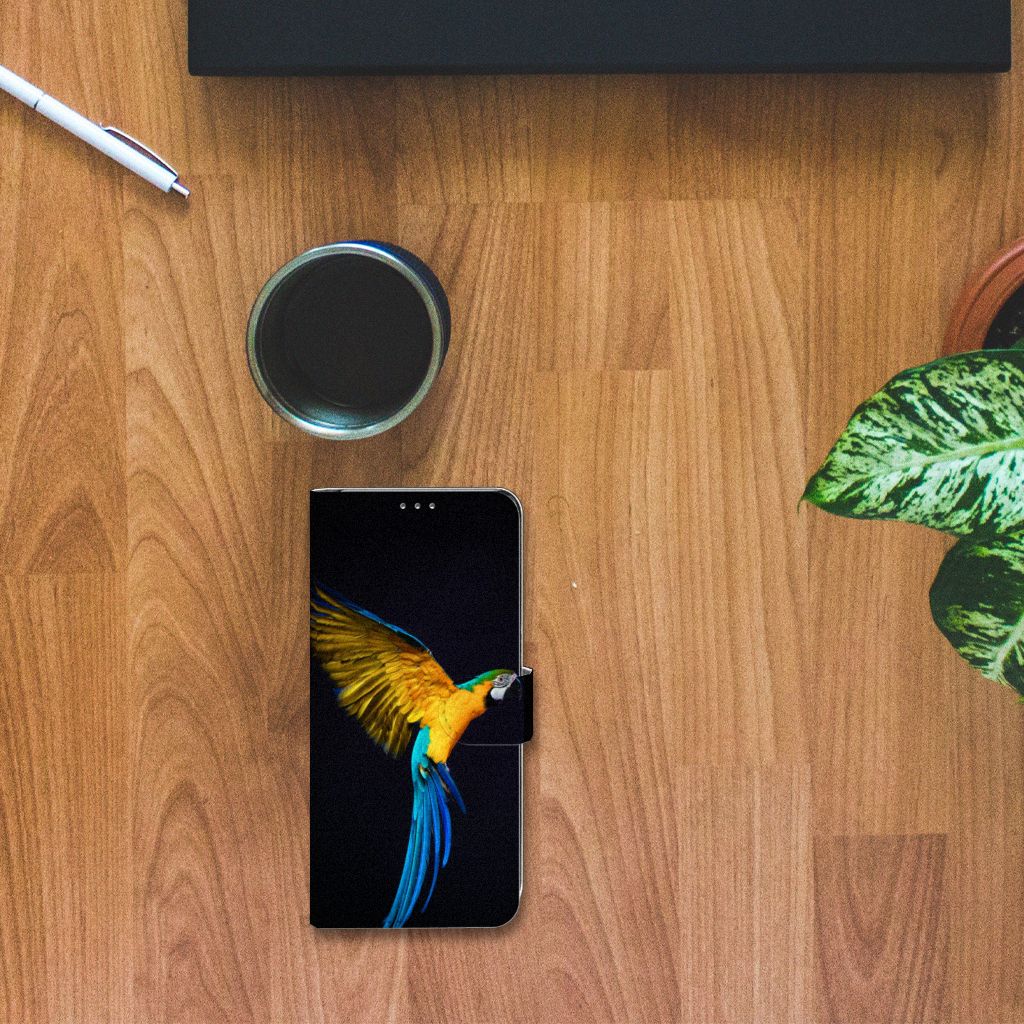 Samsung Galaxy S20 FE Telefoonhoesje met Pasjes Papegaai
