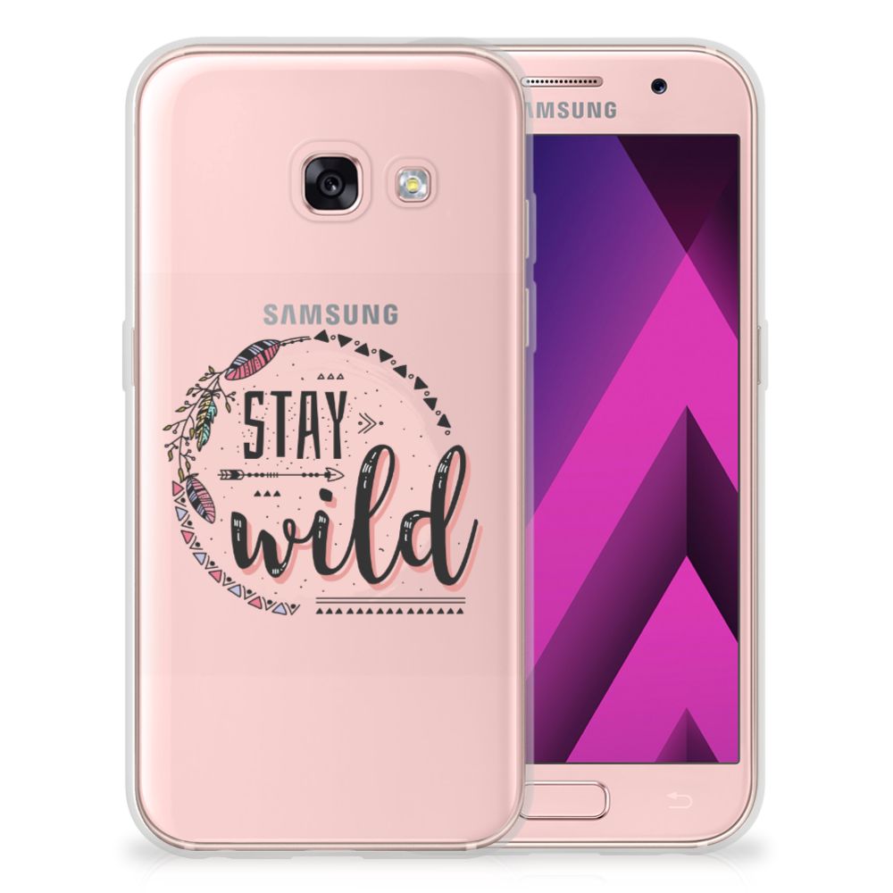 Samsung Galaxy A3 2017 Telefoonhoesje met Naam Boho Stay Wild