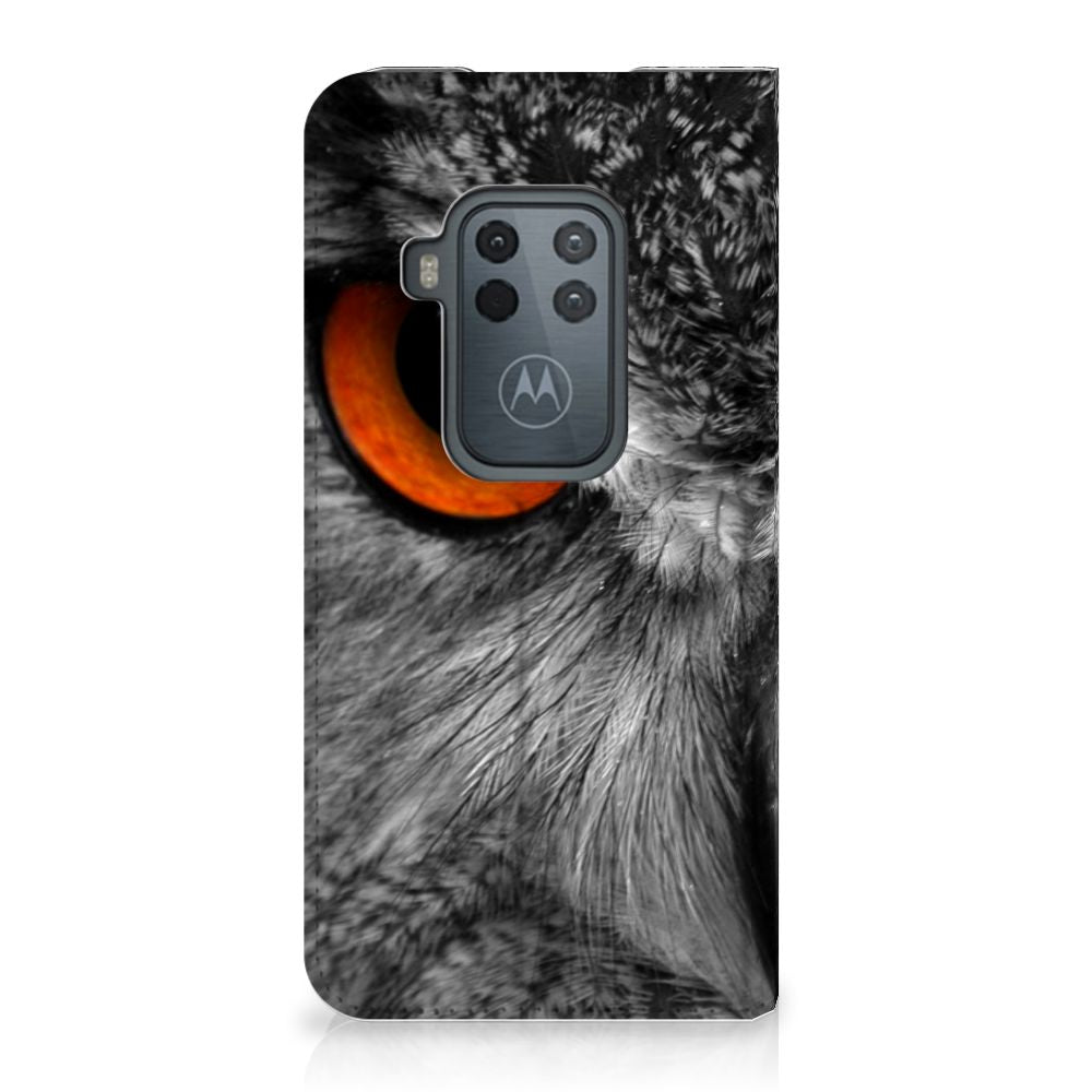 Motorola One Zoom Hoesje maken Uil - B2C Telecom