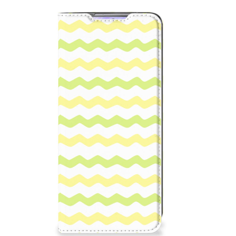 Samsung Galaxy S20 Ultra Hoesje met Magneet Waves Yellow - B2C Telecom