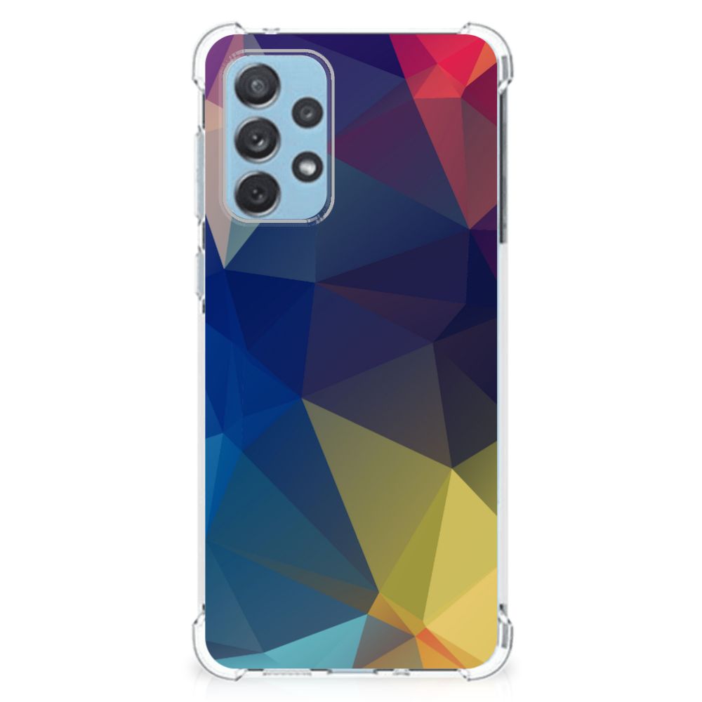 Samsung Galaxy A73 Shockproof Case Polygon Dark B2C Telecom
