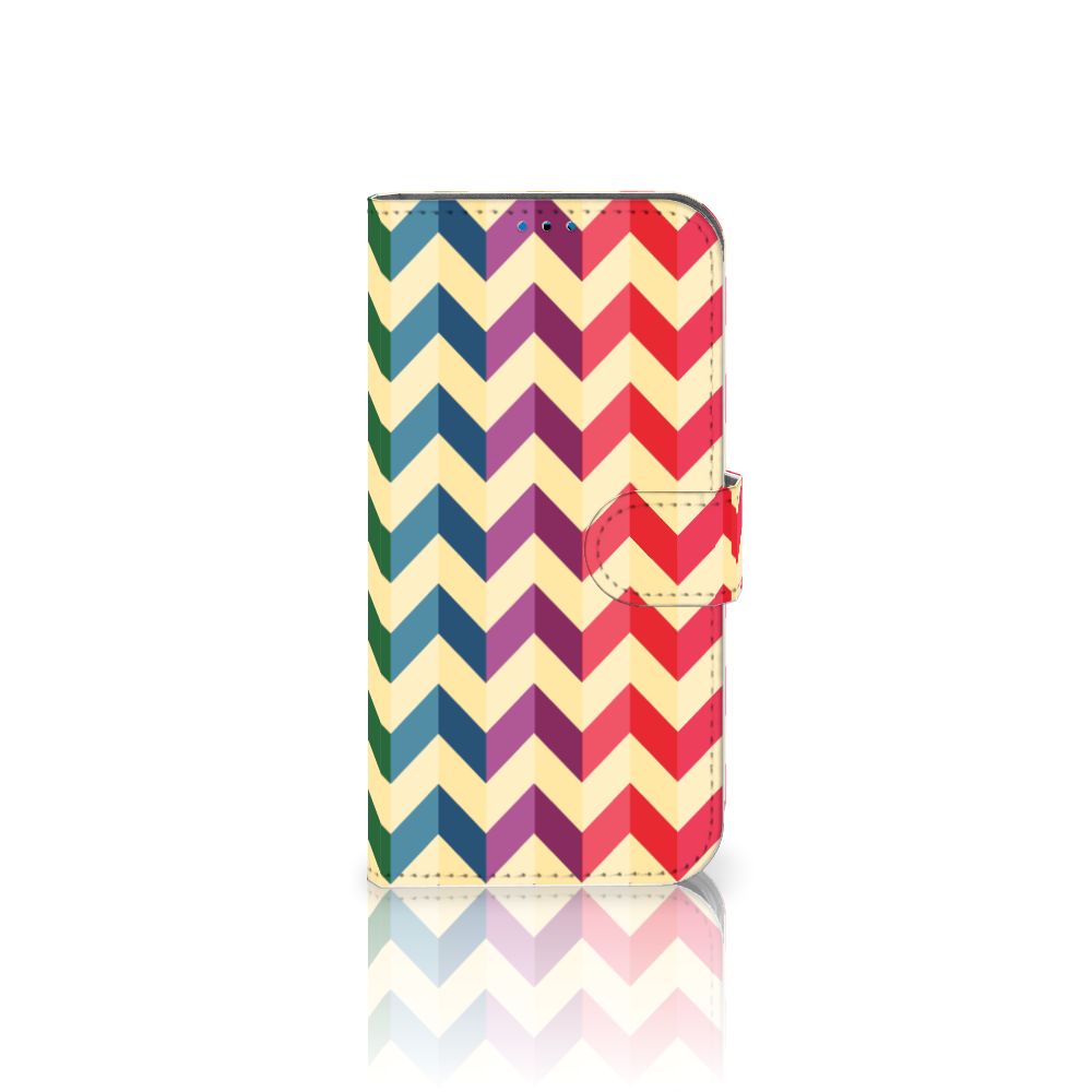 iPhone 14 Pro Telefoon Hoesje Zigzag Multi Color