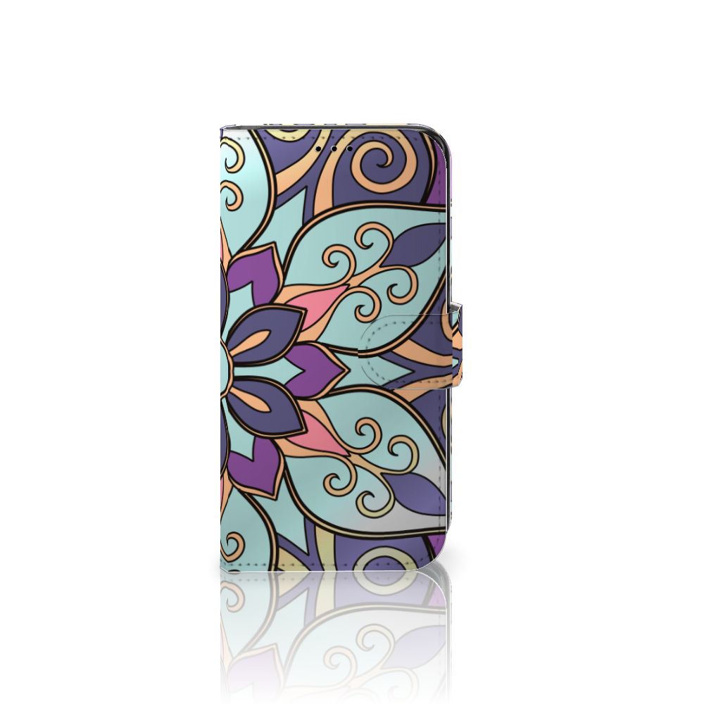 Samsung Galaxy S7 Edge Hoesje Purple Flower