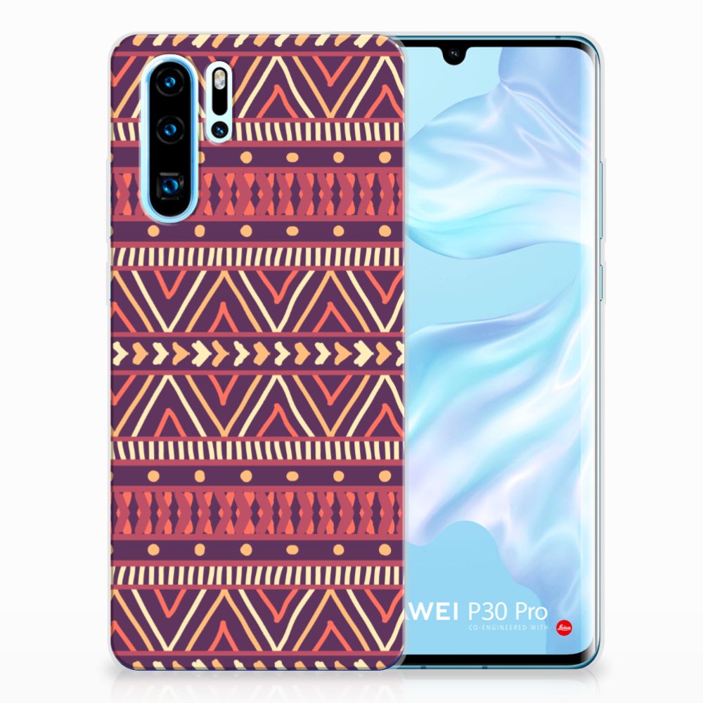 Huawei P30 Pro TPU bumper Aztec Paars