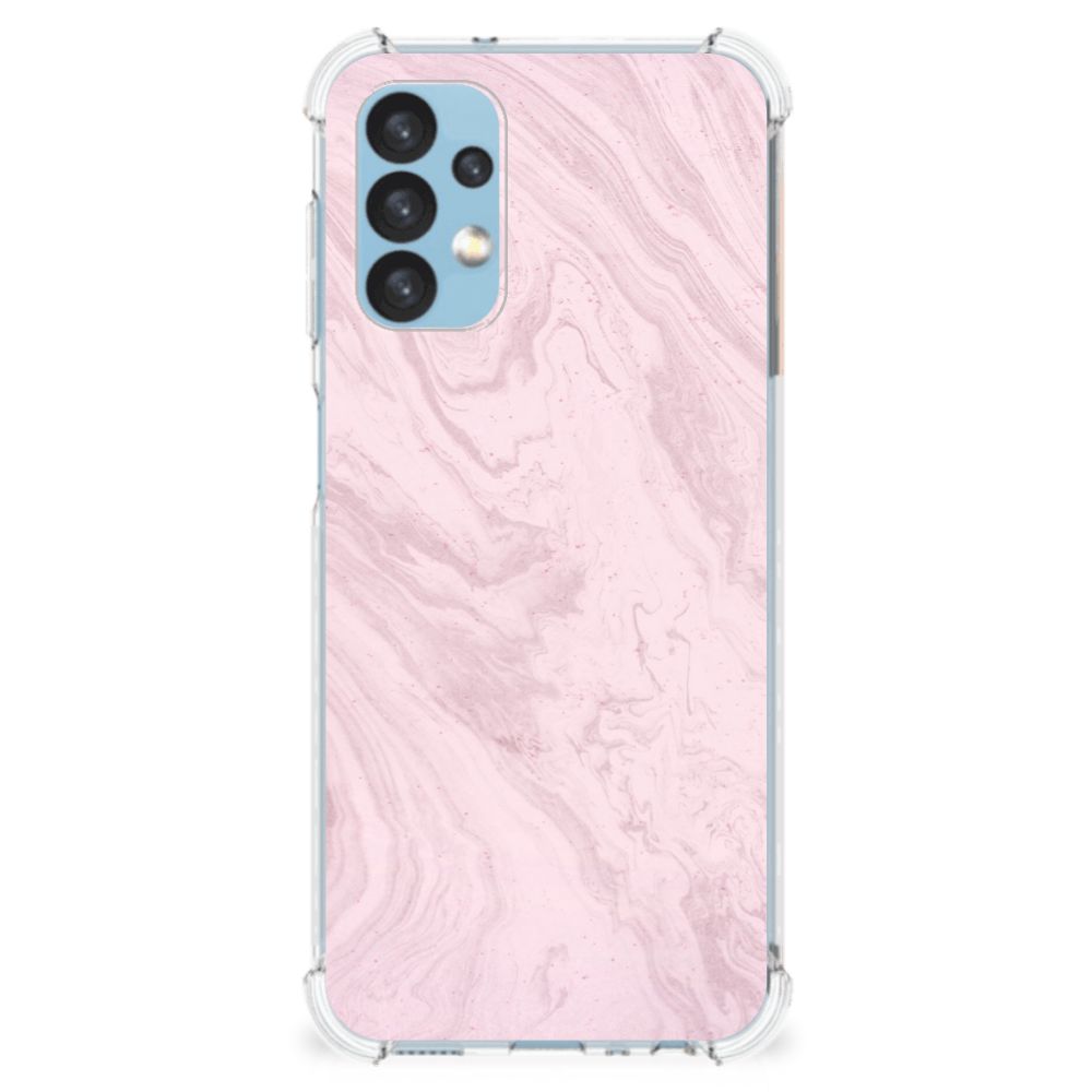 Samsung Galaxy A13 (4G) Anti-Shock Hoesje Marble Pink - Origineel Cadeau Vriendin B2C Telecom