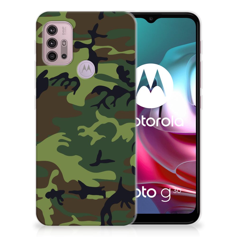 Motorola Moto G30 | G10 TPU bumper Army Dark