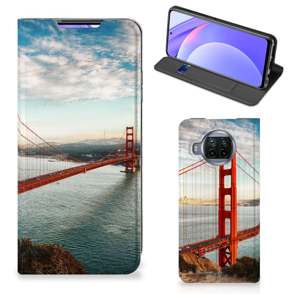 Xiaomi Mi 10T Lite Book Cover Golden Gate Bridge - B2C Telecom