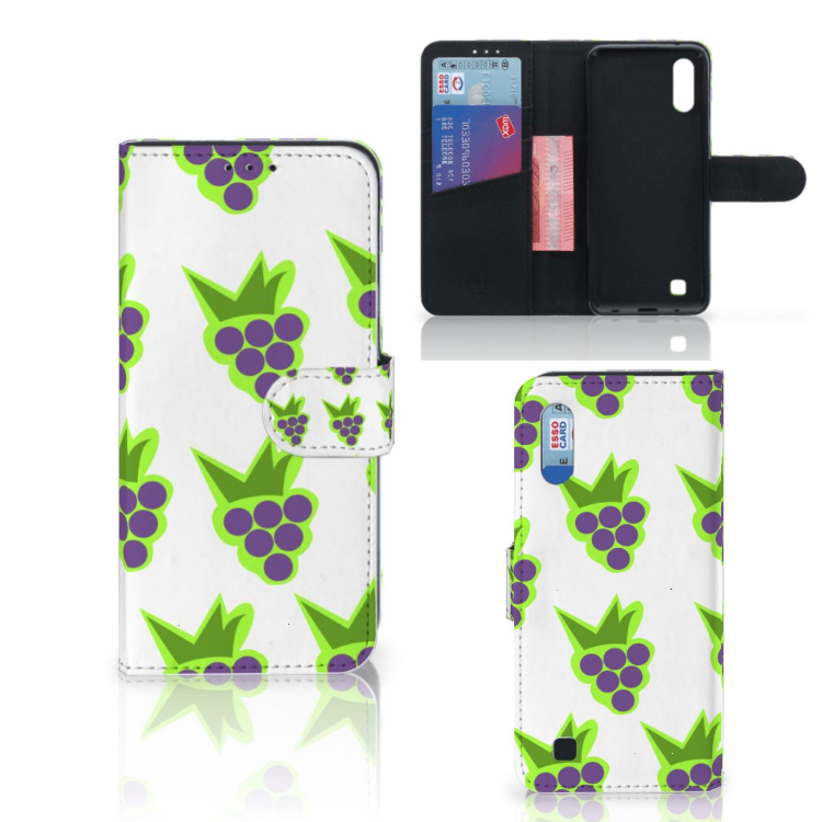 Samsung Galaxy M10 Book Cover Druiven