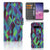 Samsung Galaxy S10 Book Case Abstract Green Blue