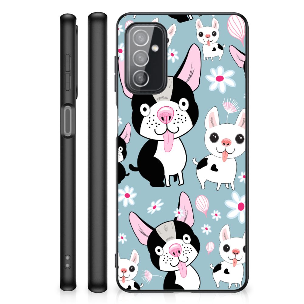Samsung Galaxy M52 Dierenprint Telefoonhoesje Hondjes B2C Telecom