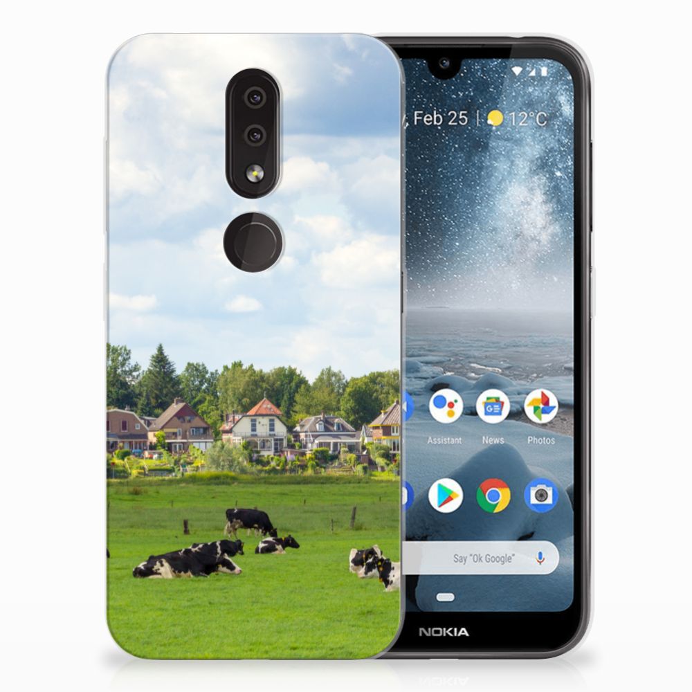 Nokia 4.2 TPU Hoesje Koeien