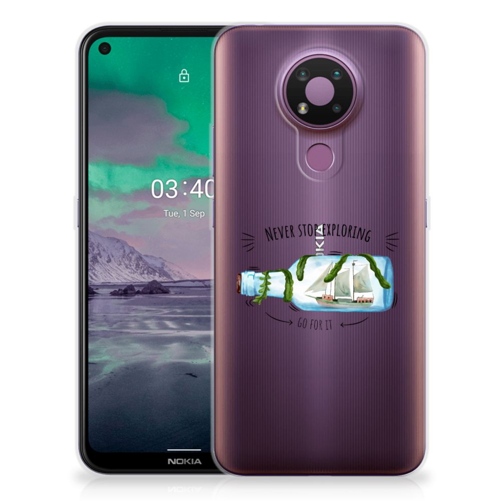 Nokia 3.4 Telefoonhoesje met Naam Boho Bottle B2C Telecom