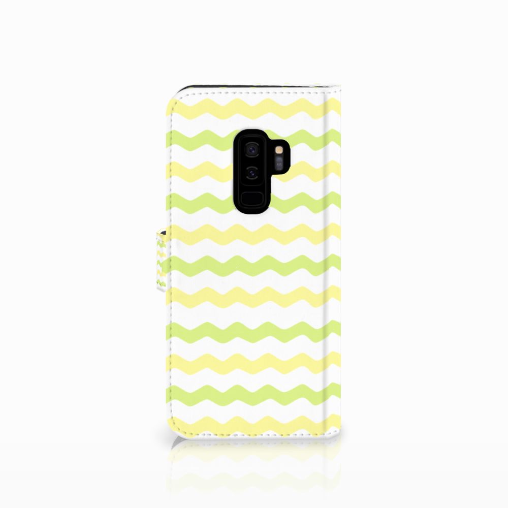 Samsung Galaxy S9 Plus Telefoon Hoesje Waves Yellow