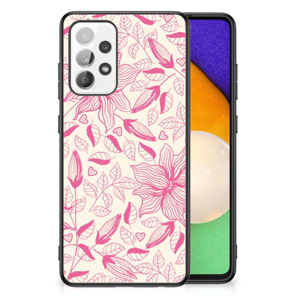 Samsung Galaxy A52 | A52s (5G/4G) Bloemen Hoesje Pink Flowers