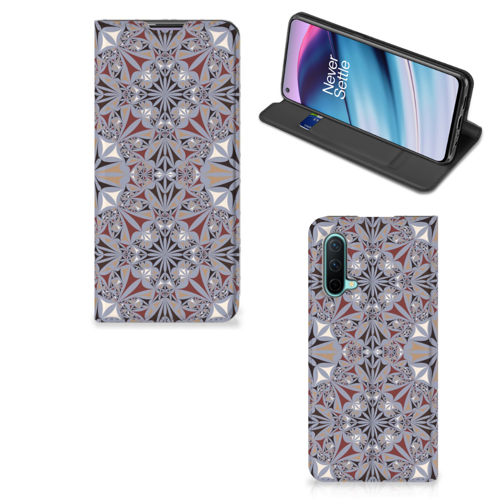 OnePlus Nord CE 5G Standcase Flower Tiles - B2C Telecom