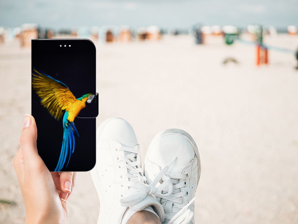 Samsung Galaxy S10 Plus Telefoonhoesje met Pasjes Papegaai