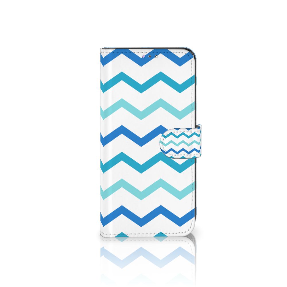 Samsung Galaxy A32 4G Telefoon Hoesje Zigzag Blauw
