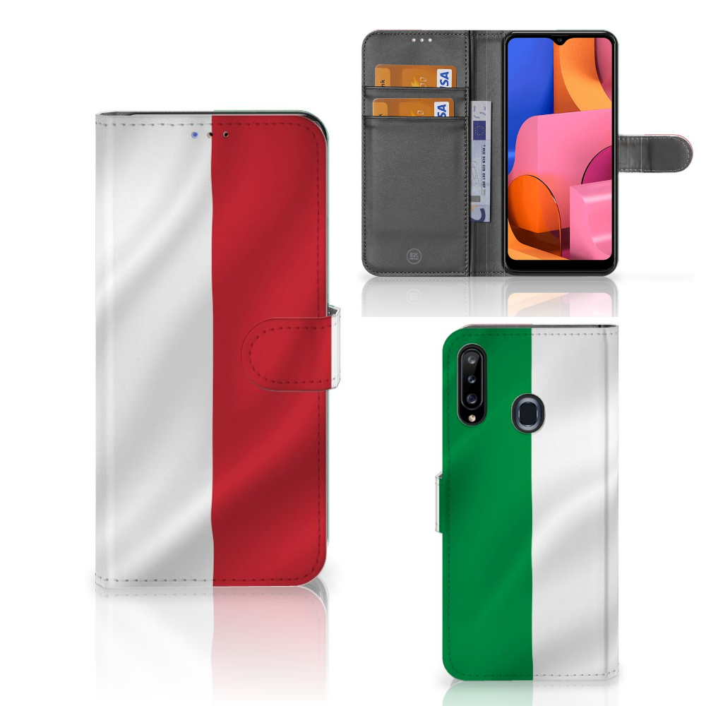 Samsung Galaxy A20s Bookstyle Case Italië