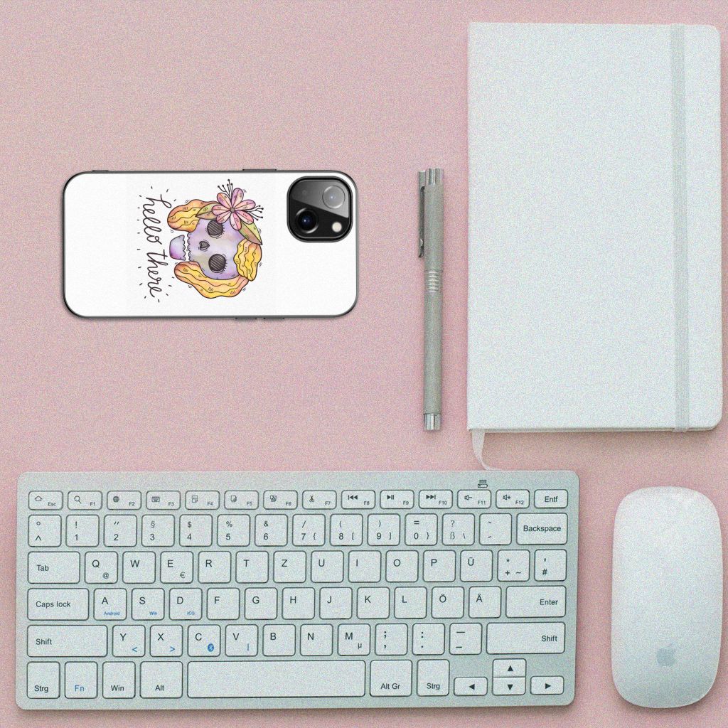 Telefoonhoesje Apple iPhone 13 Boho Skull B2C Telecom