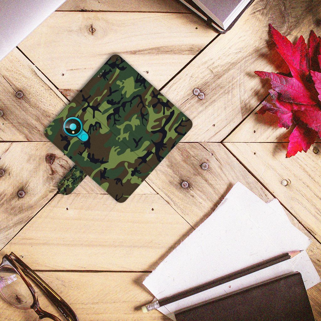 Nokia 3.4 Telefoon Hoesje Army Dark