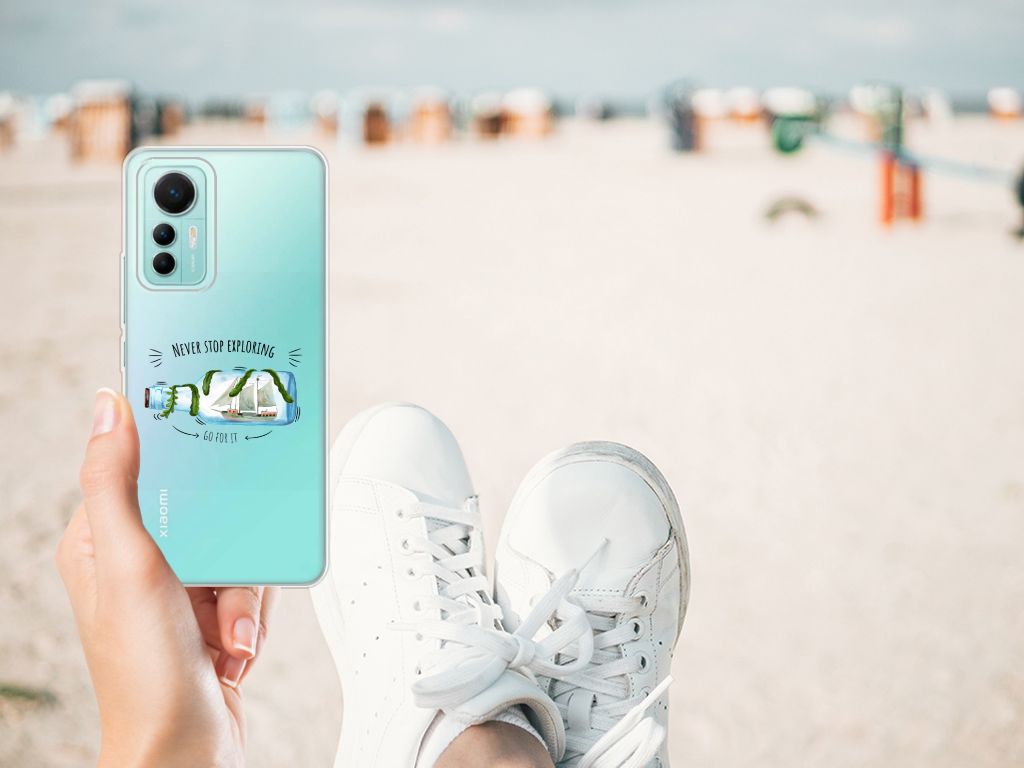 Xiaomi 12 Lite Telefoonhoesje met Naam Boho Bottle B2C Telecom