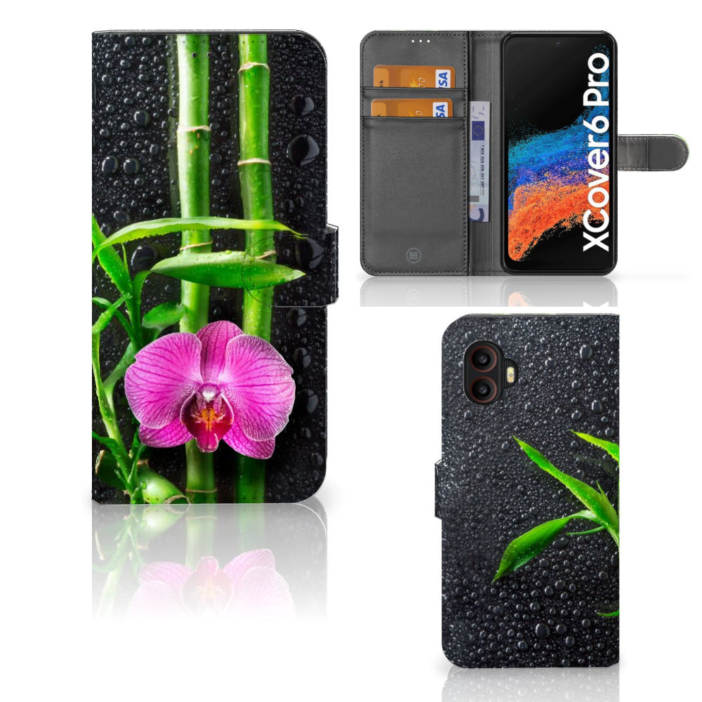 Samsung Galaxy Xcover 6 Pro Hoesje Orchidee