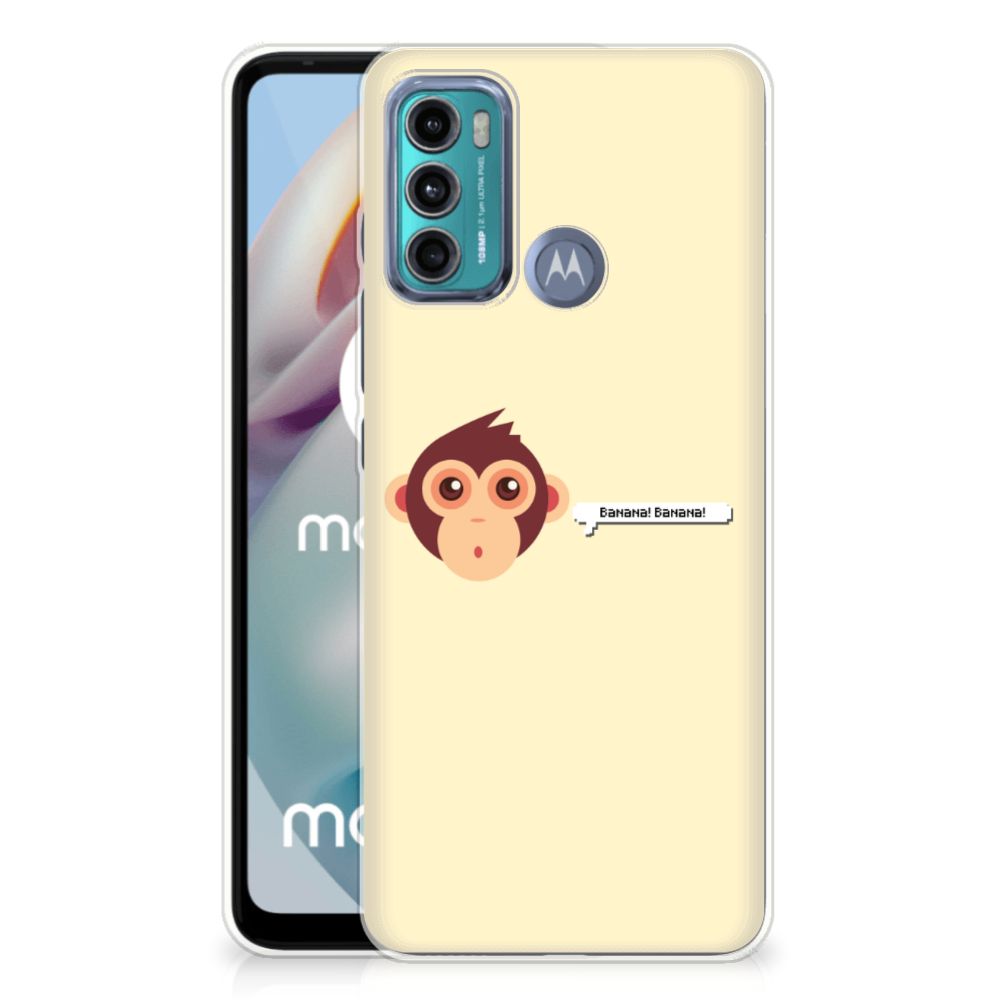 Motorola Moto G60 Telefoonhoesje met Naam Monkey B2C Telecom