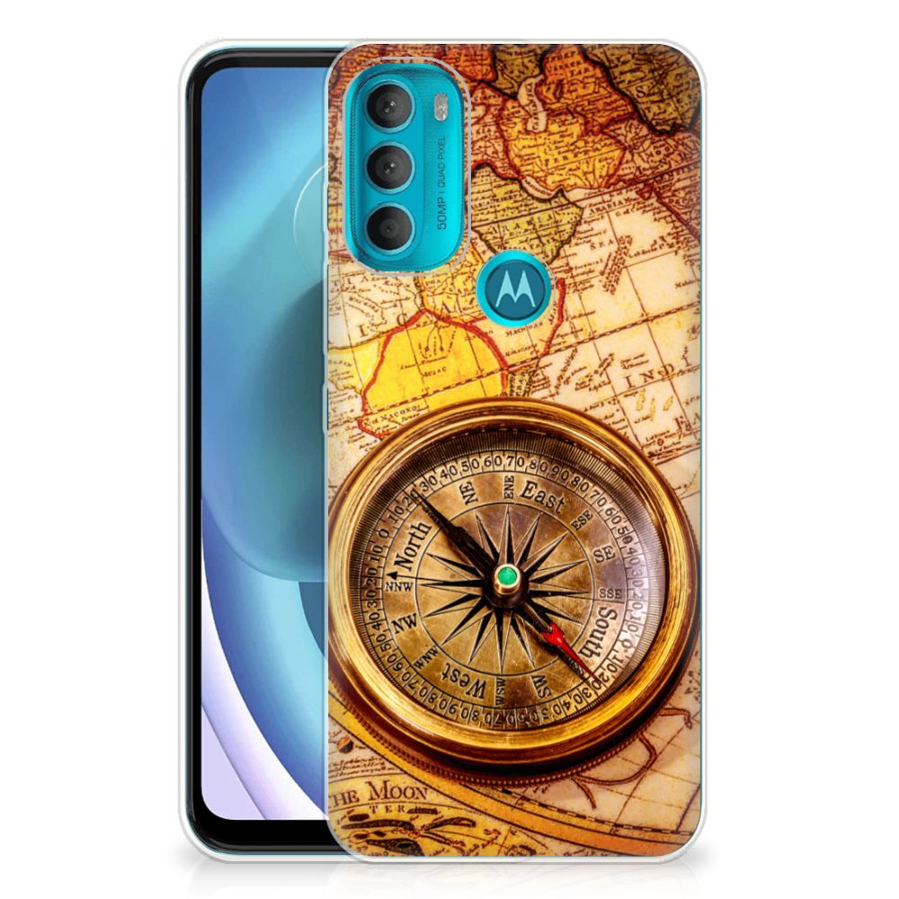 Motorola Moto G71 5G Siliconen Back Cover Kompas