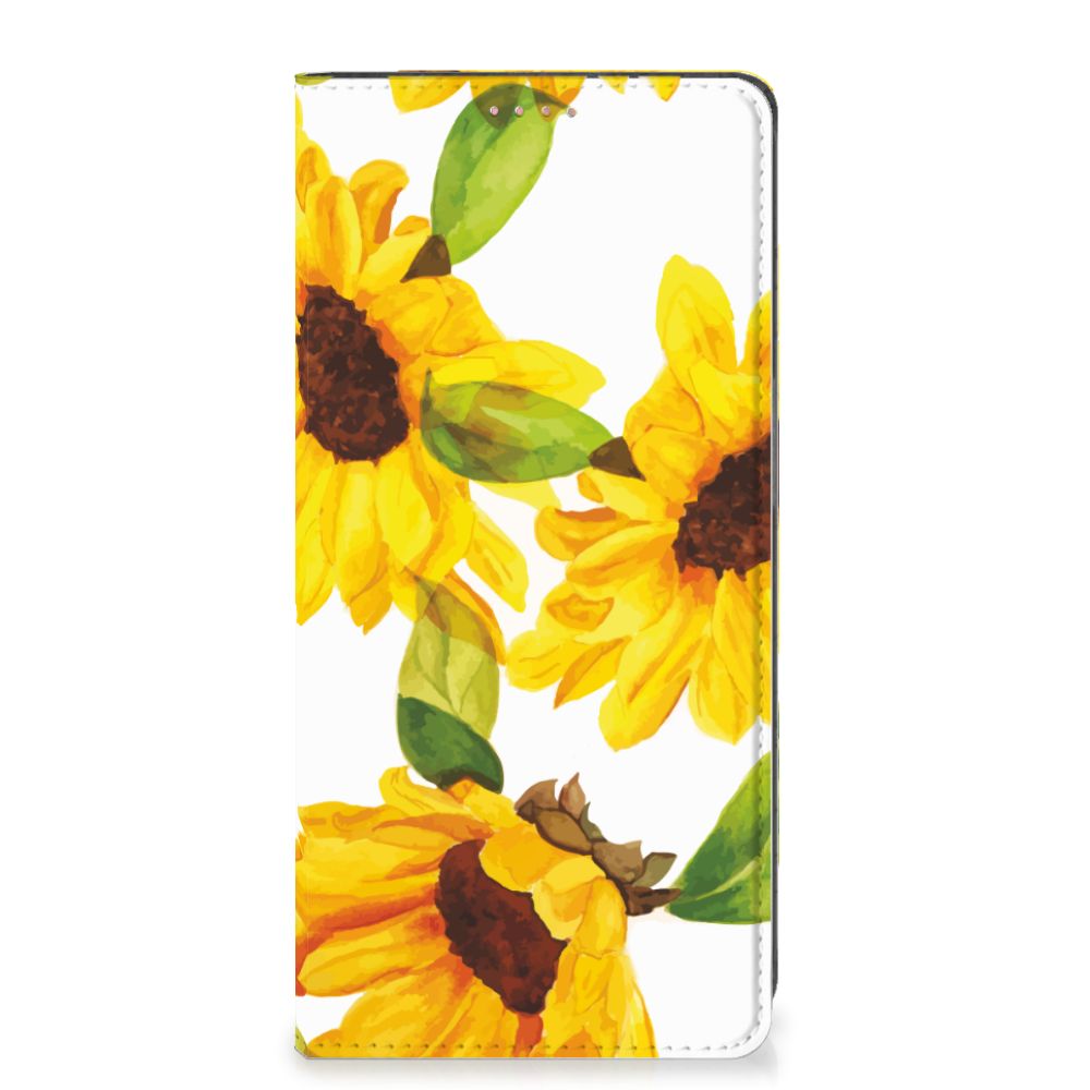 Smart Cover voor OPPO A54 5G | A74 5G | A93 5G Zonnebloemen