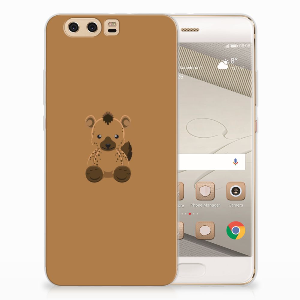 Huawei P10 Plus Telefoonhoesje met Naam Baby Hyena