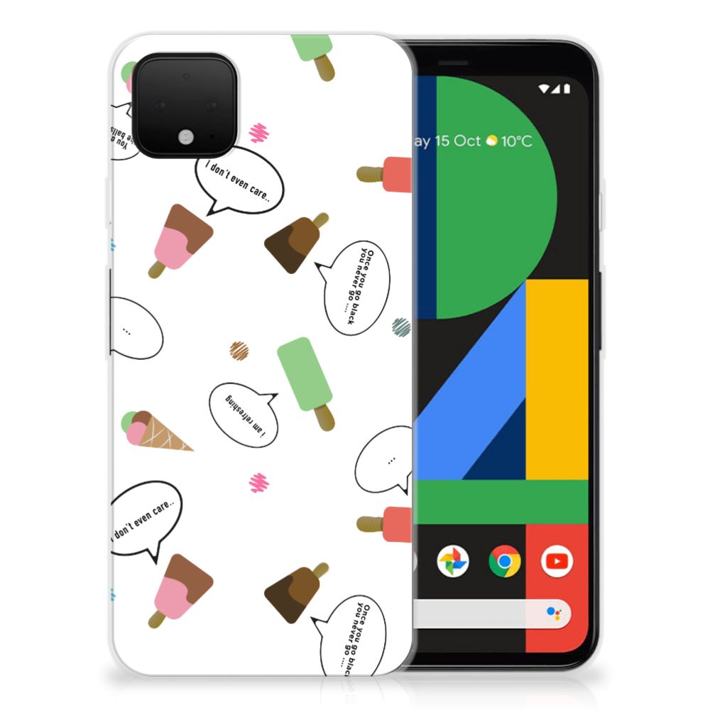 Google Pixel 4 XL Siliconen Case IJsjes