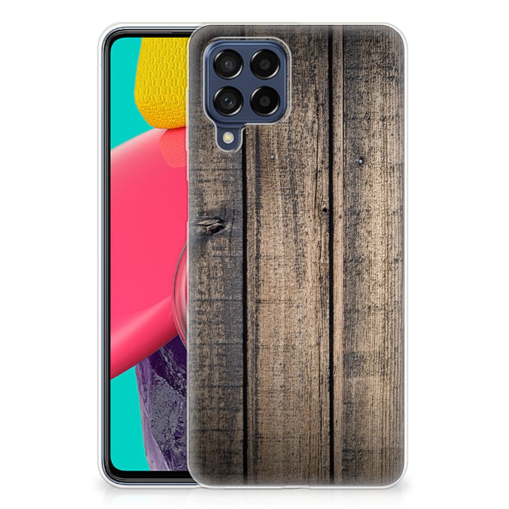 Samsung Galaxy M53 Bumper Hoesje Steigerhout