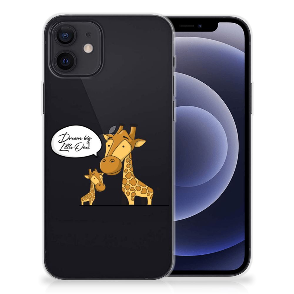 iPhone 12 | 12 Pro (6.1") Telefoonhoesje met Naam Giraffe